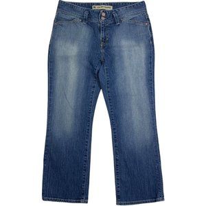 GAP 6 Jeans Low Rise Cropped Jeans  Stretch Capris 30" x 25"